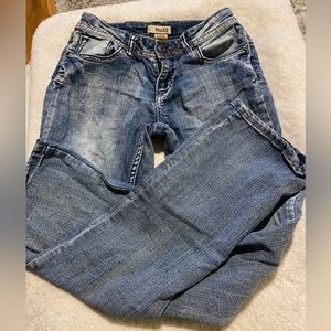 Mudd gurls size 12R adjustable waist jeans.